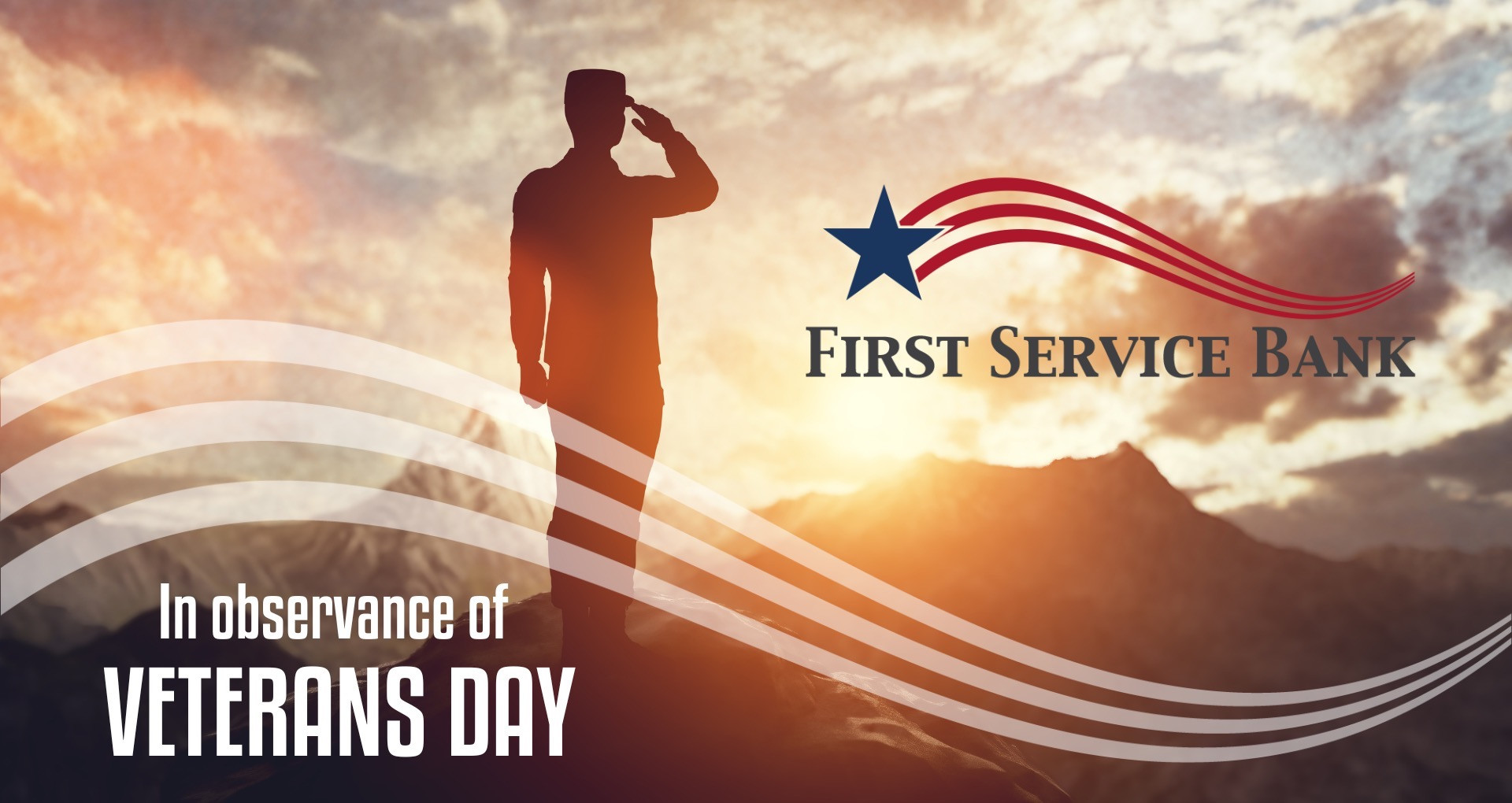 In observance of Veterans Day